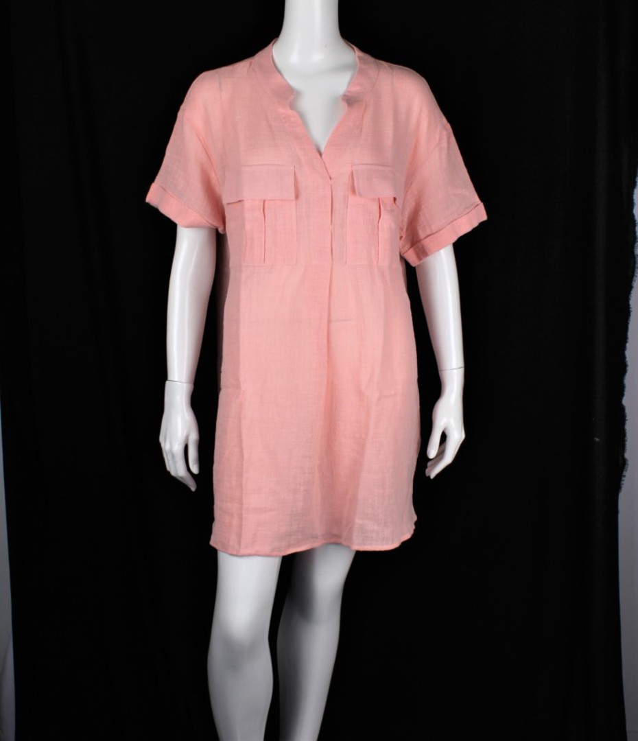 Alice&Lily cotton summer shirt coral Style: AL/4666 image 0
